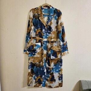 Calvin Klein Tie Dye Shirt Dress